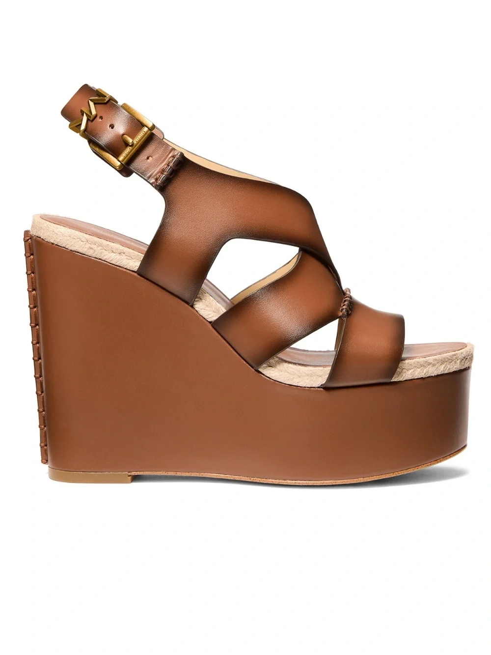 Michael Kors Women’s Raven Wedge Buckle Sandal NWT
